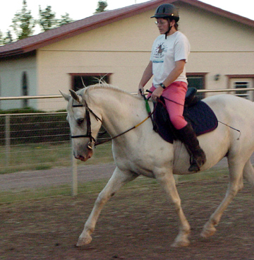 downhill trot